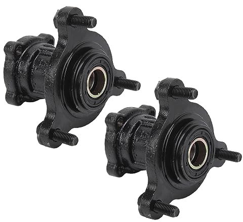 2 Stück Go Kart Radnabe ATV Vorderradbremsfelgennaben, 17 Mm 20 Mm Radnabe Mit 3 Lagerschrauben Für 110 Cc 125 Cc ATV Quad Go Kart Bike