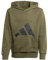 adidas Mixte Enfant Essentials BIG Logo Hoodie, Olive strata/Black, 13-14 Years