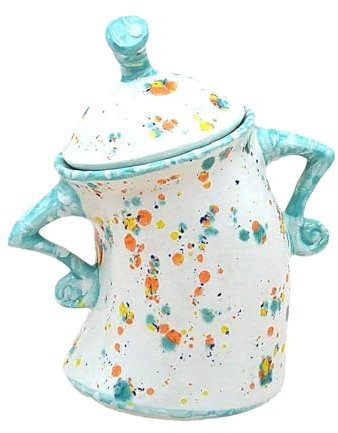 Canister With Attitude Tea Pot - Creative Canister With Attitude - Food Cute Storage Jar With Lid Containers Funny Sugar Storage Canister, for Kitchen Accessories & Home Decor