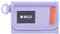LÄSSIG Kinder Geldbeutel mit Klettverschluss und transparenten Sichtfenster/School Wallet Bold lavender