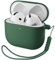 ORNARTO für AirPods 4 Hülle 2024, Schützende Flüssig Silikon Hülle für AirPods 4 2024 Hybrid Skin Front LED Sichtbar Silikon Hülle - Klee
