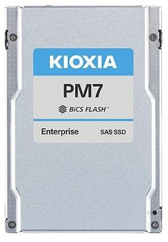 KIOXIA PM7-V Series KPM7VVUG6T40 - SSD - Enterprise, Mixed Use - Encrypted - 6400 GB - Internal - 2.5 - SAS 24Gb/s - Self-Encrypting Drive (SED)