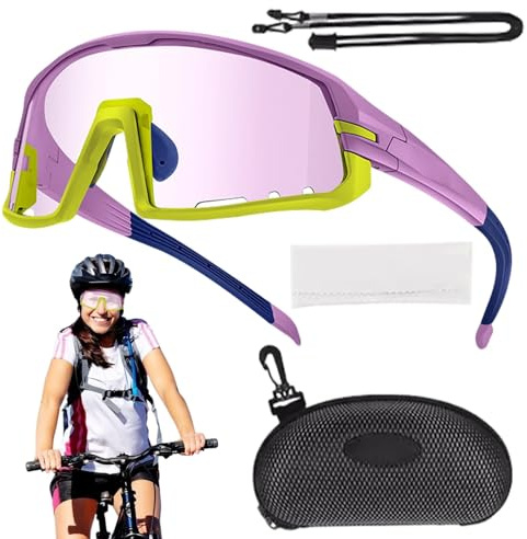 Lunettes de cyclisme | Verres à cycle de protection UV | Lunettes de soleil de sport | Verres polarisés | Verres circulaires de montagne | Verres à changement de couleur | Lunettes de vélo pour homme