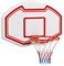GOPLUS Basketballkorb Indoor, 45cm Basketballring mit Netz & Schrauben, Basketball Korb mit PE-Rückwand zur Montage an Wand/Tür, Basketball Hoop für Kinder Jugendliche Erwachsene