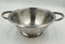 Fackelmann 29780 20cm Colander, 1pc, Medium Mango Punch Deep Mixing Bowl, Sieve for Straining, Drainer with Sturdy Base & Two, Twin Handle Freestanding Vegetable & Pasta Strainer, Stainless Steel