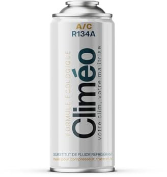 Climéo 400 ml de rechange écologique pour réfrigérant R134a/R12, remplissage automatique de la climatisation