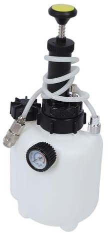 aqxreight Manual de 3L Fluido de Frenos Scranjero Fácil de Usar Presión de Freno Fácil de Usar con Botella de Aceite de Desecho de 1L para Automóvil