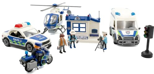 Tiny Force Toy Police Set – Police Car Play Set for Toddler Boys, Kids Toys for Imaginative Play, Safe Police Toys & Gifts