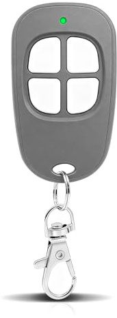 AAM0049 Telecomando Cancello e Garage – Compatibile SCS Sentinel – 433,92 MHz – 4 Canali – Codice segreto girevole e a lunga portata – Grigio