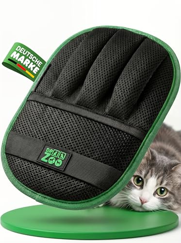 DR Zoo Tierhaarentferner Handschuh als Katzenhaarentferner Handschuh und zum Hundehaare Entfernen. Für Kleidung, Möbel, Teppiche und Auto. Einzeln.
