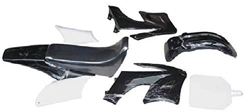 Dirt Bike/Pit Bike Verkleidung SET + Sitz 125-150 ccm Schwarz 17/14 Zoll