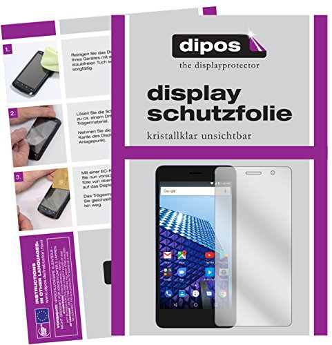dipos 2x Clear Screen Protector for Archos Access 50 Color | Ultra-Thin, HD Clear, Protection Film, Perfect Fit, Anti-Scratch, Bubble-Free, Case-Friendly, Fingerprint Compatible