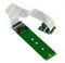 KALEA-INFORMATIQUE M.2 NGFF-Riser-Verlängerung zur Montage Einer PCIe M Key AHCI oder NVMe M2-SSD an einem M2 E A Key-Port mit 20 cm breitem, flexiblem Flachbandkabel.