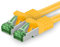 1aTTack.de Câble Réseau Cat7 Cat 7 10 GB/s - 1x 1m - RJ45 Ethernet LAN DSL Routeur Modem - Jaune