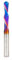 Amana Tool 46476-K SC Spektra Extreme Tool Life Coated Down-Cut Ball Nose Spiral 1/8 R x 1/4 D x 1 CH x 1/4 SHK x 2-1/2 Inch Long Router Bit