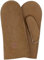 Rohn Moden Lammfell Handschuhe Arber echtes Merinolamm für Damen und Herren, Fäustlinge, Fausthandschuhe in Premiumqualität aus spanischem Merino camel Größe 10
