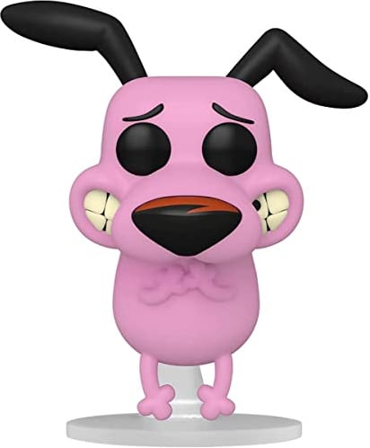 Funko POP! Animation: Courage the Cowardly Dog | Offizielles Cartoon/Animation Merch - Vinyl Sammelfigur als Regal Deko - Geschenkidee zum Geburtstag für Fans und Sammler