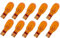 10x Jurmann WY16W 12V Original Orange Halogen Ersatz Birne für Blinker Bremslicht Hecklicht Rückfahrlicht - E-geprüft