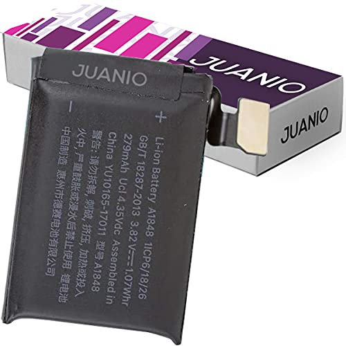 JUANIO Bateria Interna Compatible para Apple Watch Serie 3 38mm 3.8V 279mAh