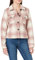 ONLY ONLLOU Short Check Jacket OTW Noos Veste, Pierre/Carreaux : Marron Rose, M Femmes