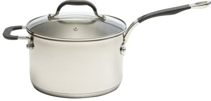 ProWare Stainless Steel Soft Grip 20cm Saucepan