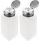 ULTECHNOVO 2 Pack Push-Down-Pumpspenderflasche Für Toner Make-Up Nagellackentferner Pumpflasche Mit Deckel Nachfüllbar Leere Pumpflasche Für Flüssigkeiten Manikürebehälter (250ml）