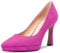 Castamere Donna Spillo Alto High Tacco Heel Chiusa a Punta Pumps Slip-on Ufficio Feste Clear Classico Scarpe 10 CM Heels Magenta Rosso 43 EU