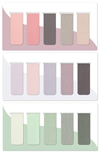 30 Stück Lesezeichen, magnetische Lesezeichen für Frauen, Männer, Buchliebhaber, Seitenmarkierungen für Studenten, Lehrer, Lesen (Misty, Ocean, Smaragd)