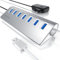 CSL - 7-Port USB Hub 3.2 Gen1, USB Adapter, USB Verteiler, Kompatibel mit Desktop-PCs, Notebook, Netbook, Laptop, Ultrabooks, iMac, MacBook und mehr