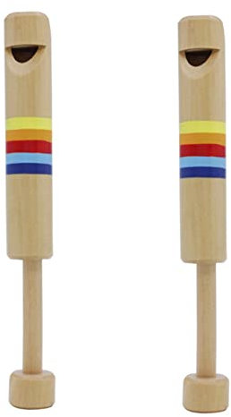MULOUTSPO 2X Flöten Instrumente, Die Diakritische Flöte Ziehen FrüHes Musik Instrument für Erwachsene, Kinder