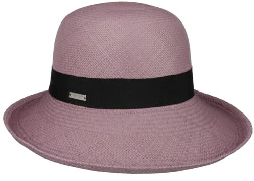 Seeberger Disuna Panama Hat Straw (One Size - Purple)