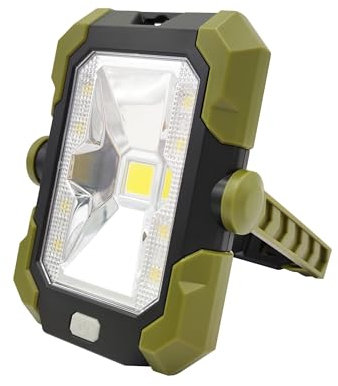 KYF - Projecteur LED Multifonctions Puissant 350 lumen rechargeable avec panneau solaire & USB fonction Power Bank 4400mAh Etanche avec Aimant et Crochet pour Fixation de marque KYF