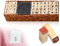 ZoeTekway 40 Stück Buchstaben Stempel Set, Alphabet Holzstempel Buchstaben, Zahlen und Symbole, mit Stempelkissen, für Scrapbooking Kunst Handwerk Kartenherstellung (Handschrift)