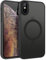 DUEDUE for iPhone X/XS Case Magnetic [Compatible with MagSafe] Shockproof Military Grade Protection, Full Camera Protection, Translucent Anti-Scratch Matte Back Cace Cover for iPhone X/XS 5.8, Black