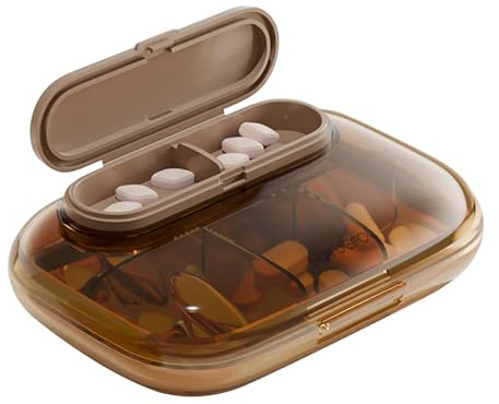 Tablettenbox Reise-Alltags-Medikamentenbox | Tablette Mehrzweck-Reiseetui, Schmuck-Organizer, Für Tägliche Medikamentenaufbewahrung, Reisen, Ohrringe, Ringe, Halsketten