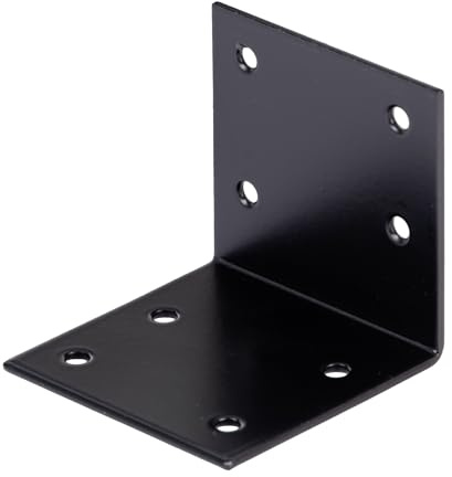 Alberts 824945 Breitwinkel - schwarz - kunststoffbeschichtet - 60 x 60 x 60 mm | 50er Set