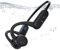 Bone Conduction Headphones, IP68 Waterproof Underwater Headphones for Swimming, Surfing, Running - Built-in 32G Memory (Black)