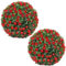 Artificial Topiary Balls Hanging Topiary Balls Realistic Grass Balls Sphere Plant Decorative for Garden Courtyard Decor