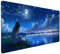 Blau Schreibtischunterlage Landschaft Mousepad Groß 1000x500x3 mm XXL Mauspad mit Wasserdicht rutschfest Gummibasis, für PC MacBook und Laptop Mousepad Gaming Zubehör für Büro Deko Aesthetic Z-628