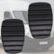 LECREA Bremskupplung Pedalauflagen für Fluence Master Latitude Twizy 2010-2020, Gummi Fußstütze Bremspedal Abdeckung Kupplung Pedale Pad 2 Stück