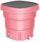 zhyunvd Foldable Mini Washing Machine,Compact Washing Machine,for Baby Clothes,Underwear or Small Items,Apartment,Dorm,Portable Washing Machine pink