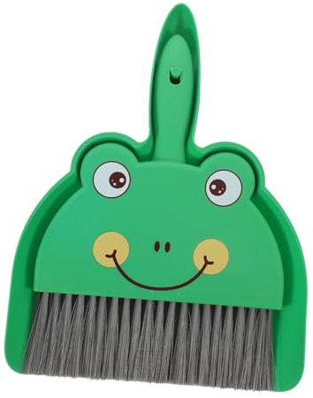 Veemoon 1 Juego Mini Escoba recogedor de Basura pequeño Escritorio diminuto Colon mop miga y Herramientas de Limpieza para la Limpieza escobas para Barrer Interior páginas