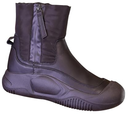 Stivali Texani Donna Estivi Casual Lunghi con Cerniera E Lacci sotto con Motivo Stampato Stivali da Giardino Texani Stivaletti da Pioggia Lunghi Cerniera Fashion Scarpe da