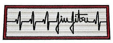 Grappling Aufnäher (11 cm) BJJ Gi Aufbügler Brazilian Jiu Jitsu Patch / Iron on Badge