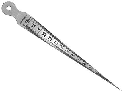 paulimot Lochlehre metrisch/zoll, 1-16 mm