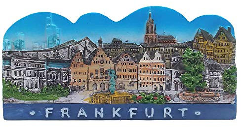 Frankfurt Deutschland 3D Kühlschrankmagnet Tourist Souvenir Geschenk & Sammlung Heim & Küche Dekoration Magnetaufkleber Frankfurt Deutschland Kühlschrankmagnet Kollektion