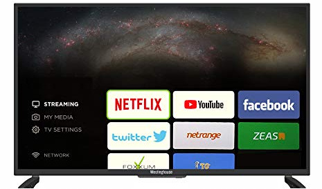 Westinghouse 40 Inch Full HD Smart TV with Freeview T2, USB, HDMI and Built-in Wi-Fi - Black (WD40FP2019 Model)