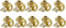 Brass Pool Cover Anchors for Wood Decks - 10 Pack