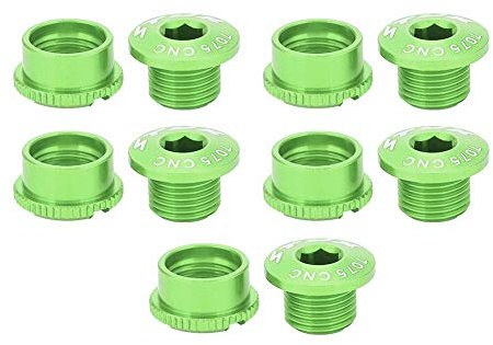 Boulons de manivelle de vélo, boulons de pédalier de vélo de Route en Alliage d'aluminium vis de Roue à chaîne de boulons et écrou de manivelle pour Plaque Dentaire