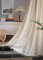 iyoimono Boho Vorhänge Beige Vintage Gardinen Landhausstil Häkeln Stricken Vorhänge,Baumwolle Leinen Quaste Transluzente Verdunklung Gardinen für Küche Wohnzimmer Schlafzimmer,2 Stück,B150×H280cm